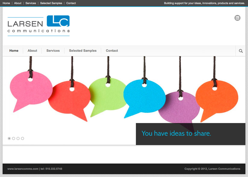 Larsen Communications Homepage Slider 1