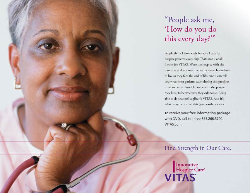VITAS Consumer Ad With Nurse